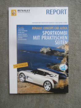 Renault Report 1/2006 Concept Car Altica Sportkombi,Chronik 1961-69