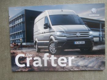 VW Crafter Kastenwagen Fahrgestell Pritsche Kipper Katalog Juli 2019