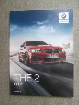 BMW 218i F22 Coupé 20i 230i 218d 220d +xDrive M240i +M2 Competition F87 Katalog 11/2019+Preise