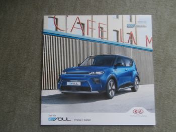 Kia e-Soul Preise/Daten Modelljahr 2020