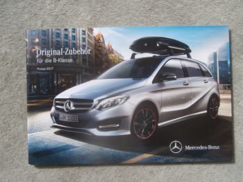 Mercedes Benz B-Klasse W242 Zubehör Katalog 2017
