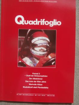 Quadrifoglio Nr2 9/1984 Formel 3 Alfa 90,Alfa 33 Kombi