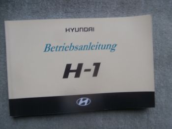 Hyundai H-1 Betriebsanleitung Deutsch 2002 Kurz Lang Extralang 2.5 Diesel TCI +Benzin