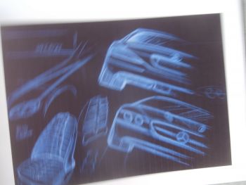 Mercedes Benz CL-Coupé BR215 Idea +Form Vorstellung Bücher Englisch Format 25x35cm Rarität