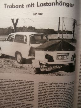 Der Deutsche Straßenverkehr 1/1973 PKW Anhänger HP300,Dacia 1300,