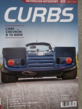 CURBS Historischer Motorsport Nr.16 6/2016 Porsche 906 Erfolge,Cehvron B 16-BMW,
