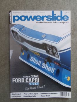 powerslide Historischer Motorsport 4/2010 Peter Lindner Jaguar,Ford Capri 3100RS