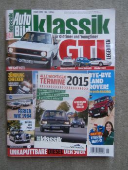 Auto Bild klassik 5/2015 Mercedes 180d,Golf1 GTI,Maserati 3500GTI,Metro,CX GTI,Treser T1