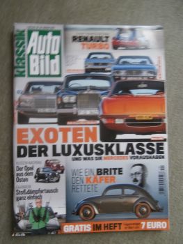 Auto Bild klassik 10/2019 450SEL 6.9 W116 vs. Rolls-Royce Silver Shadow I,Monica 560, Iso Rivolta Fidia vs. De Tomaso Deauville