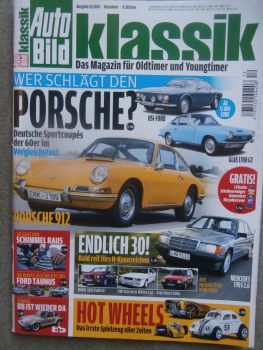 Auto Bild klassik 12/2014 Mercedes Benz 190E 2.6,Uno Turbo,BMW 325i Cabrio E30,Scirocco White Cat,BB Porsche,912