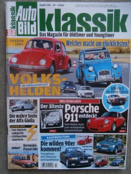 Auto Bild klassik 7/2015 R4 GTL,2CV6,Käfer 1200L,Alfa Giulia,M3 E36 Cabrio,E430T W210,T4,Clio Williams,