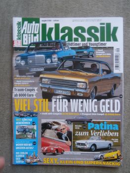 Auto Bild klassik 9/2018 250CE,Ford Granada Coupé 2.6 Ghi, Commodore Coupé 2500S,Audi 100 Coupé S und 504 Coupé