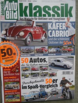 Auto Bild klassik 10/2013 50.Ausgabe,Piaggio Ape,Trabant P50,Audi 50,BMW R50S,XK120,220S,M5 E28,
