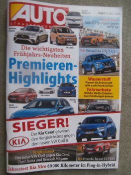 Auto Strassenverkehr 7/2020 Audi Q3 Sportback 40TDI vs. BMW X2 F39 xDrive20d,Jahrestest Kia Niro,GLB220d 4Matic