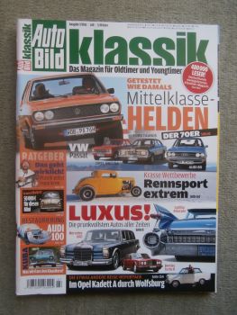 Auto Bild klassik 7/2012 VW Pasat B1 vs. Audi 80 vs. Taunus vs. Ascona A,Mercedes 600 W100,Bentley Turbo R,Eldorado