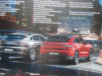 Porsche Cayenne Coupé Buch Prospekt Mai 2019 +S +Turbo Coupé 250kw 324kw 404kw NEU