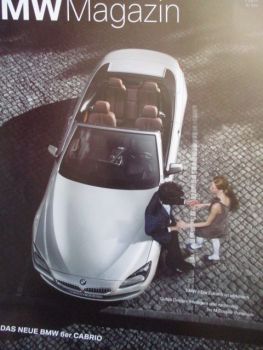 BMW Magazin 1/2011 der neue 6er Cabrio 650i F12,M Coupé e82,F10 Limousine