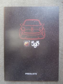 Abarth 595 +Pista +Turismob +Competizione Preisliste März 2019