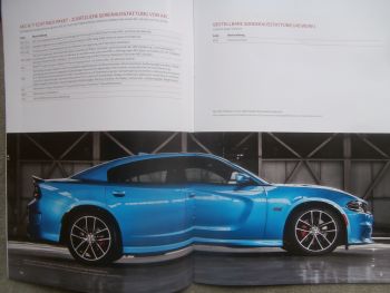 Dodge Charger AEC 2016 +R/T Scat Pack SRT392 +SRT Hellcat Katalog Deutschland