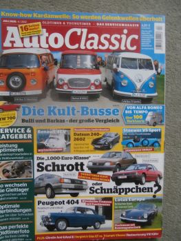AutoClassic 4/2012 T2 Westfalia vs. Barkas B1000 vs. VW Bus T1 Samba,Stoewer V5 Sport,Datsun 240-260Z,Pelude,Ascona C