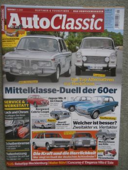 AutoClassic 5/2017 Opel OSV40,Borgward Cabrio Coupé,Audi F103 vs. F102,Peugeot 404 vs. Neue Klasse,Diplomat B vs. 300SEL 6.3 W108
