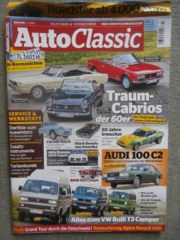 AutoClassic 3/2018 Fiat 1500 vs. Ford Mustang vs. Peugeot 504 Cabriolet,50 Jahre Irmscher,Ford Galaxie Fastback