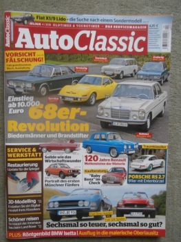 AutoClassic 4/2018 Ford 20M,Wartburg 353,BMW 2800 E3,Opel GT,Mercedes 200 /8,BMW 5e E12,W201 Kaufberatung