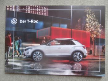VW T-Roc +Sport +Style +R-Line Prospekt Dezember 2019