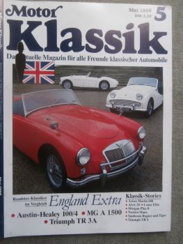 Motor Klassik 5/1988 Austin-Healey 100/4,MG A 1500,Triumph TR3A,Aston Martin DB,Alvis 20,Lotus Elite,Morgan Plus 8,Norton Manx