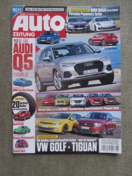 Auto Zeitung 6/2020 Audi RSQ3,Porsche 718 Cayman GTS,Toyota Yaris,VG: Fiat 500x vs. Kona vs. Crossland X vs. 2008,