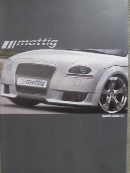 mattig Audi TT Katalog +Preisliste Auspuff Karosse Fahrwerk Felgen