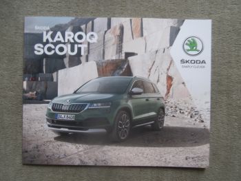 Skoda Karoq Scout 2.0L TDI SCR 110kw 140kw Prospekt November 2019
