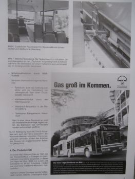 MAN Stadtlienienbus mit Wasserstoff Antrieb im Einsatz Sonderdruck 10/1997