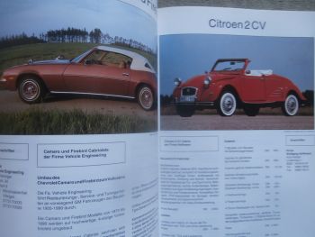 Replica & Cabrio Katalog 1992/93 AC Cobra +Lota T70,Apal Fiero,Beauford Tourer,Bonito,Sonic