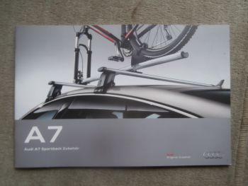 Audi A7 Sportback Zubehör Katalog August 2014