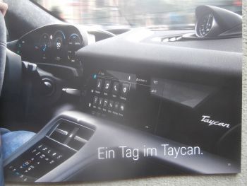 Porsche Taycan Prospekt Turbo +S September 2019 NEU