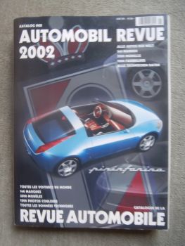 Automobil Revue 2002 Alle Autos der Welt 140 Marken,3500 Modelle +technische Daten