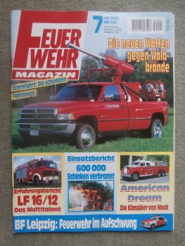 Feuerwehr Magazin 7/1995 Löschgruppenfahrzeug LF16/12,die Klassiker von Mack,