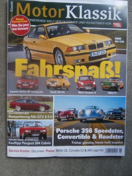 Motor Klassik 6/2020 BMW M3 E36, Saab 96 V4,Lancia Delta HF Integrale, Mini Cooper S, NSU TT,356 Speedster Cabrio & Roadster