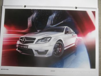 Mercedes Benz AMG Kalender 2014 A45,C63 Black Series, CLS55, G-Klasse 6x6 BR463