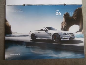 Mercedes Benz AMG Kalender 2013 G63 W463,SLS Electric Drive,SL63,CLS63 +Shooting Brake