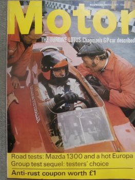 Motor 22.5.1971 Mazda 1300 Road Test,Alfa Romeo Montreal,