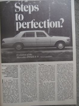 Autocar 14.6.1975 Fiat 128 Buying Secondhand,MG Midget 1500, Mercedes Benz 450SEL W116,Peugeot 504GL