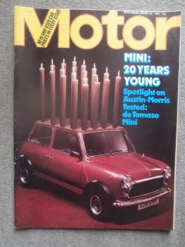 Motor 25.8.1979 Austin-Morrris,de Tomaso,Mini,Porsche 928,