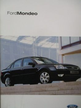 Ford Mondeo B4Y Ambiente Trend Viva X Ghia +X ST220 +Turnier Katalog November 2004