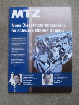 Motortechnische Zeitschrift 1/2009 Mercedes Benz Dieselmotorenbaureihe für schwere Nutzfahrzeuge