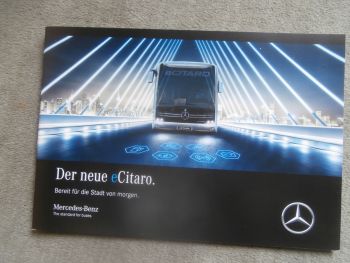 Mercedes Benz eCitaro Prospekt August 2019 NEU