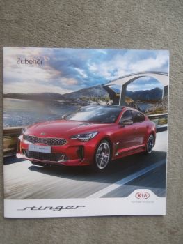 Kia stinger Zubehör Katalog Oktober 2018 NEU