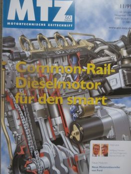 Motortechnische Zeitschrift 11/1999 Smart CDI Motor,VW V6 4-Ventilmotor,neuer BMW 8-Zylinder Dieselmotor