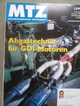 Motortechnische Zeitschrift 12/1999 Abgastechnik für GDI-Motoren,40 Jahre Wankelmotor,Nox Speicherkatalysatoren